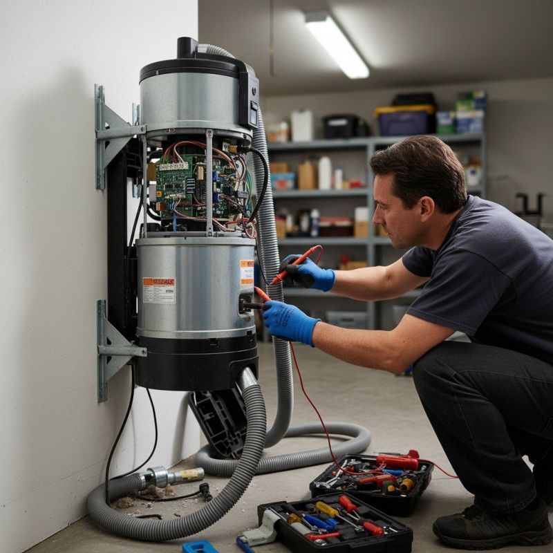Local Central Vacuum System Repair pros at work